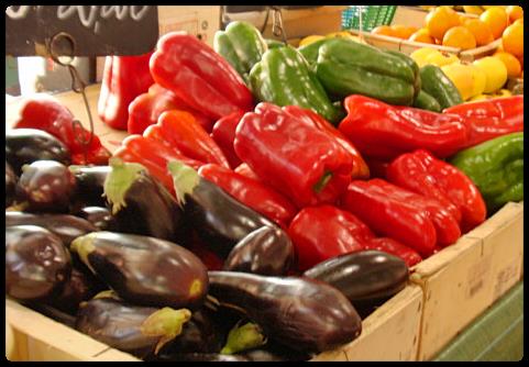 seasonal produce at French markets